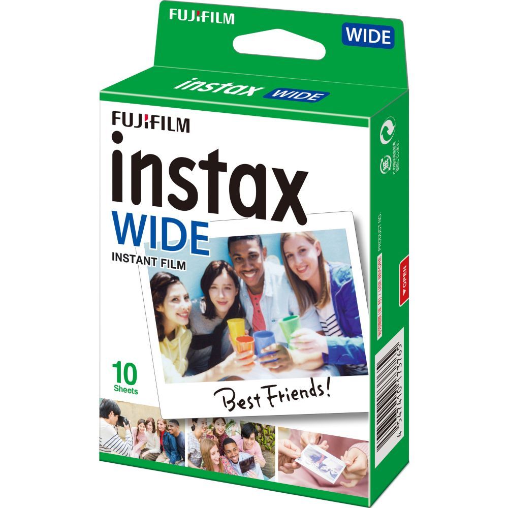Fujifilm Instax Wide Film - 62 x 99 mm, 10 Sheets - For Instax Wide 300
