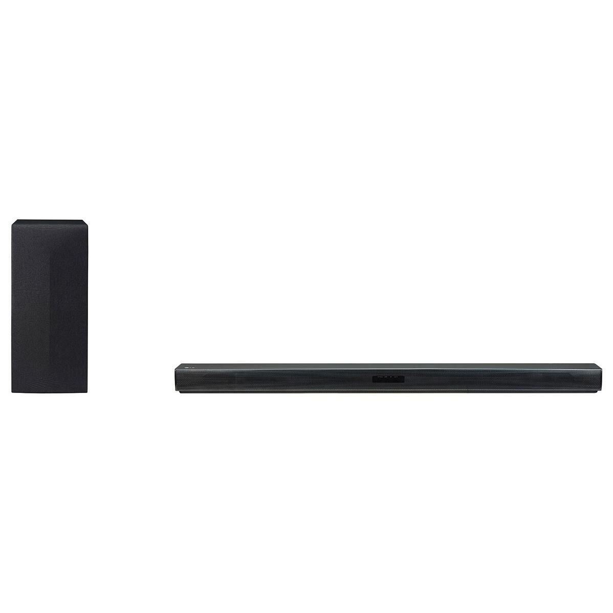 LG SK4D - Système de barre audio - pour home cinéma - Canal 2.1 - sans fil - Bluetooth - 300 watt (Totale) - noir