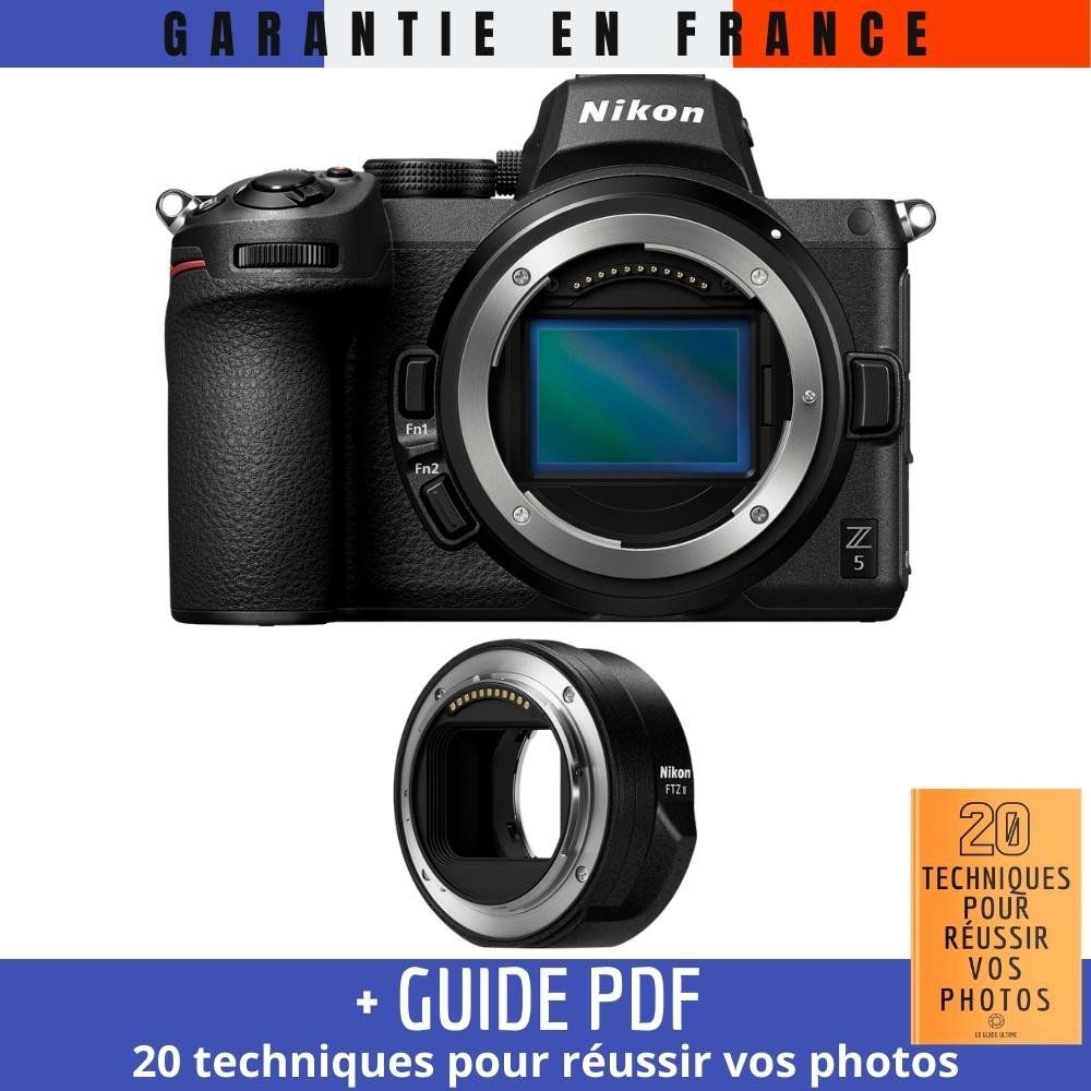 Nikon Z5 Nu + FTZ II + Guide PDF: 20 TECHNIQUES POUR RÉUSSIR VOS PHOTOS