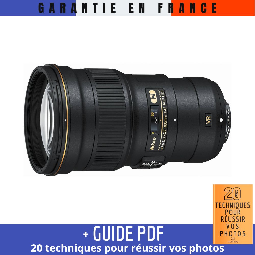 Objetivo Nikon AF-S NIKKOR 300mm f/4E PF ED VR + Guía PDF