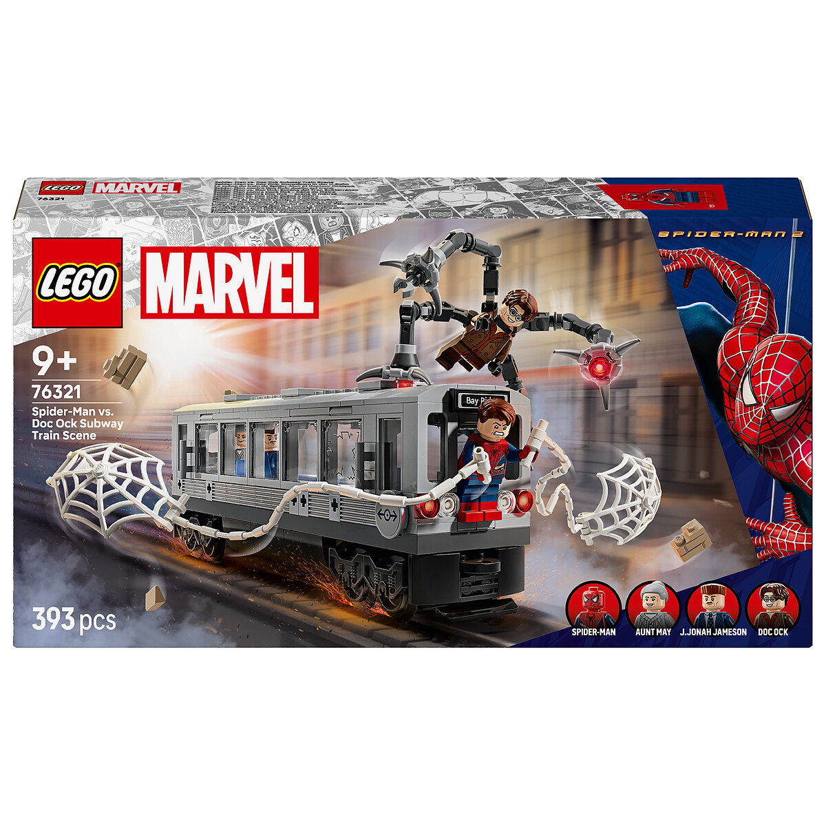 LEGO Marvel Spider-Man and Doctor Octopus Train Scene 76321