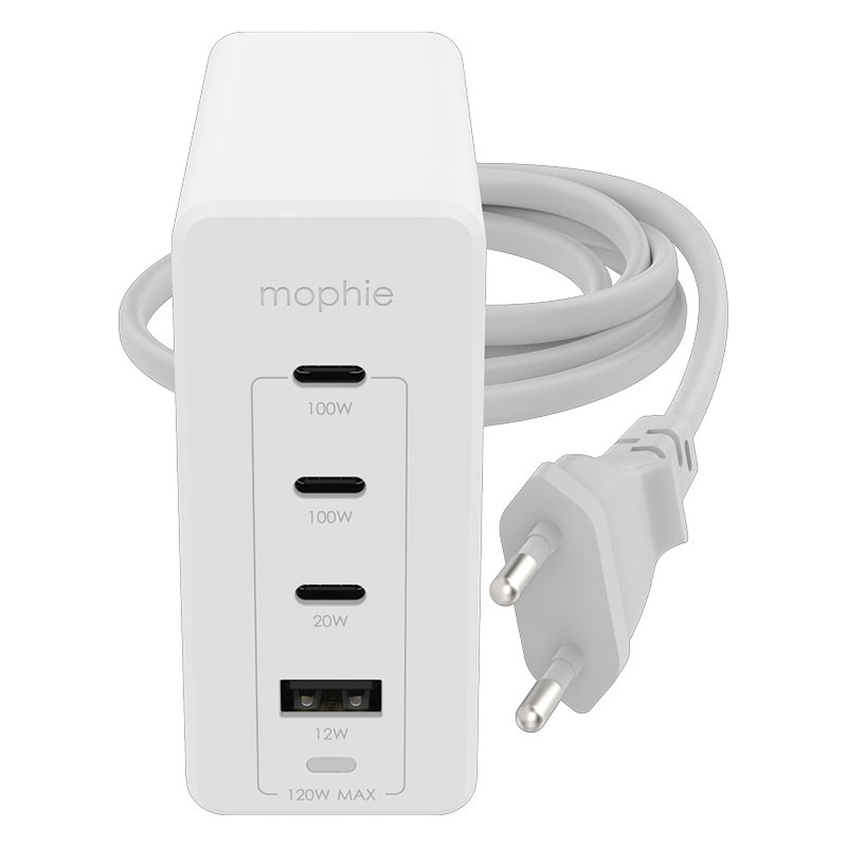 Adaptador de pared Mophie 120W USB-C GaN