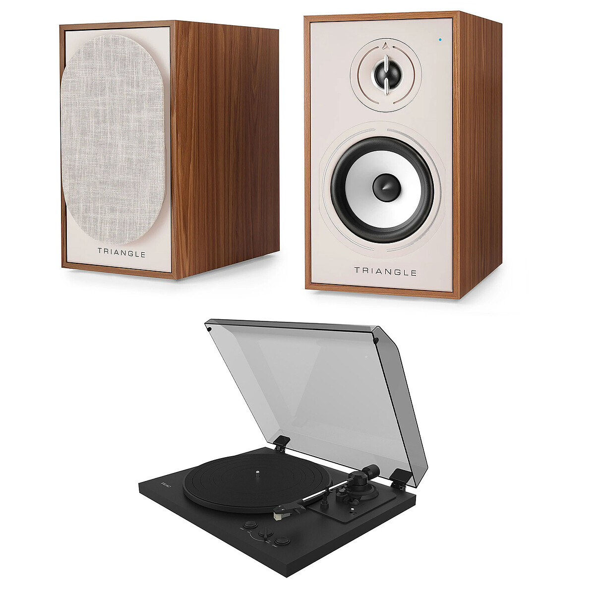 Teac Borea BR02 Connect Speaker - Chêne (Oak) and Black