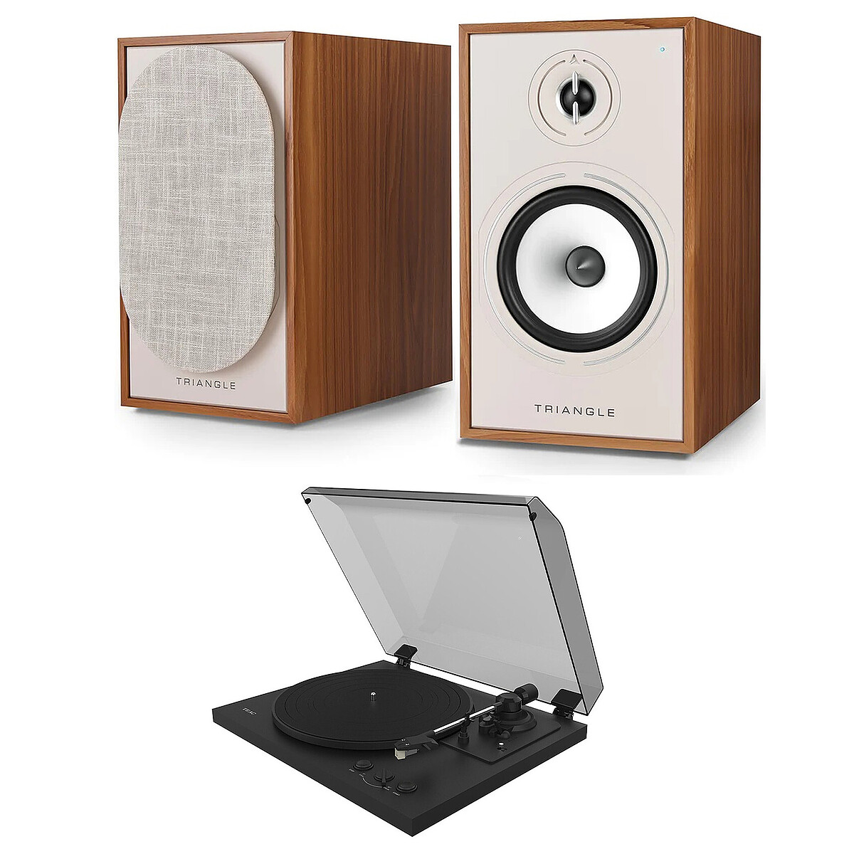 Teac Borea BR03 CONNECT Speaker, Oak + TN-175 Black