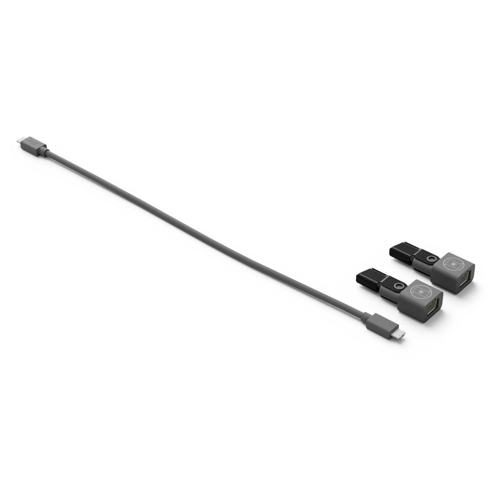 Adaptador de red Logitech (paquete de 2) - Para la barra Logitech, Mini Bar, Plus, Rally; Mic Pod Rally, Hub Mic Pod