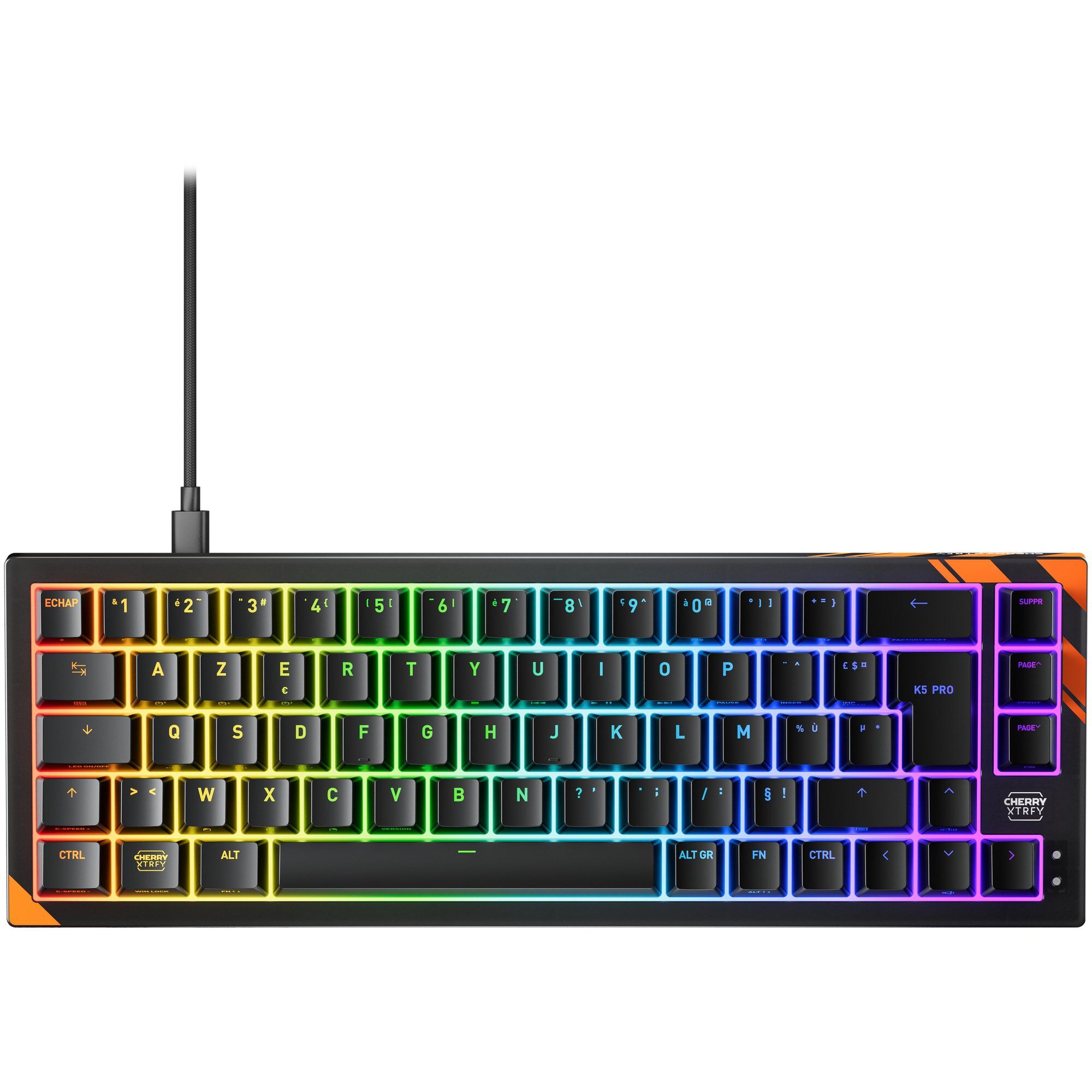 Cherry K5 Pro TMR Compact Gaming Keyboard (AZERTY, USB, Mechanical Switches)