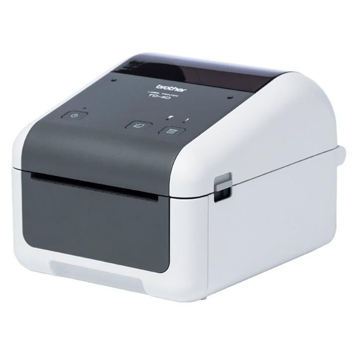 Brother TD-4425DN Label Printer - Direct Thermal - Roll (11.8 cm) - 203 dpi - Up to 203 mm/sec - USB-C, LAN, Serial - Cutter