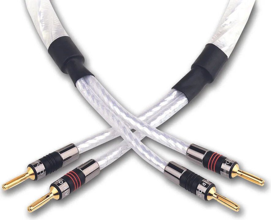 QED Genesis Silver Spiral Speaker Cable (2 x 2m)