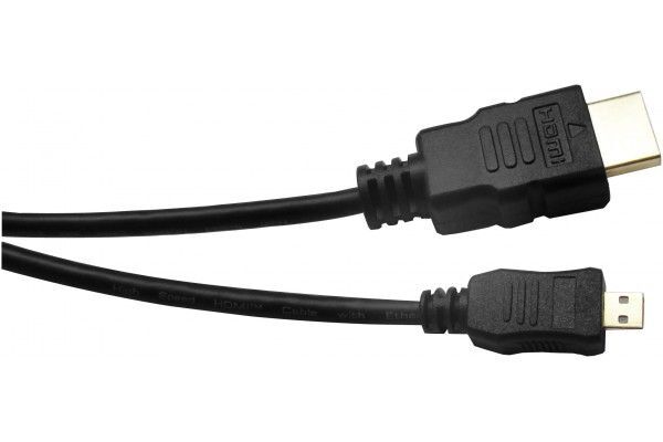 Câble HDMI Exertis Connect avec Ethernet - 2 m - Noir