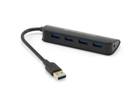 Conceptronic C4PUSB3 USB 3.2 Gen 1 (3.1 Gen 1) Type-A 4800 Mbps Black