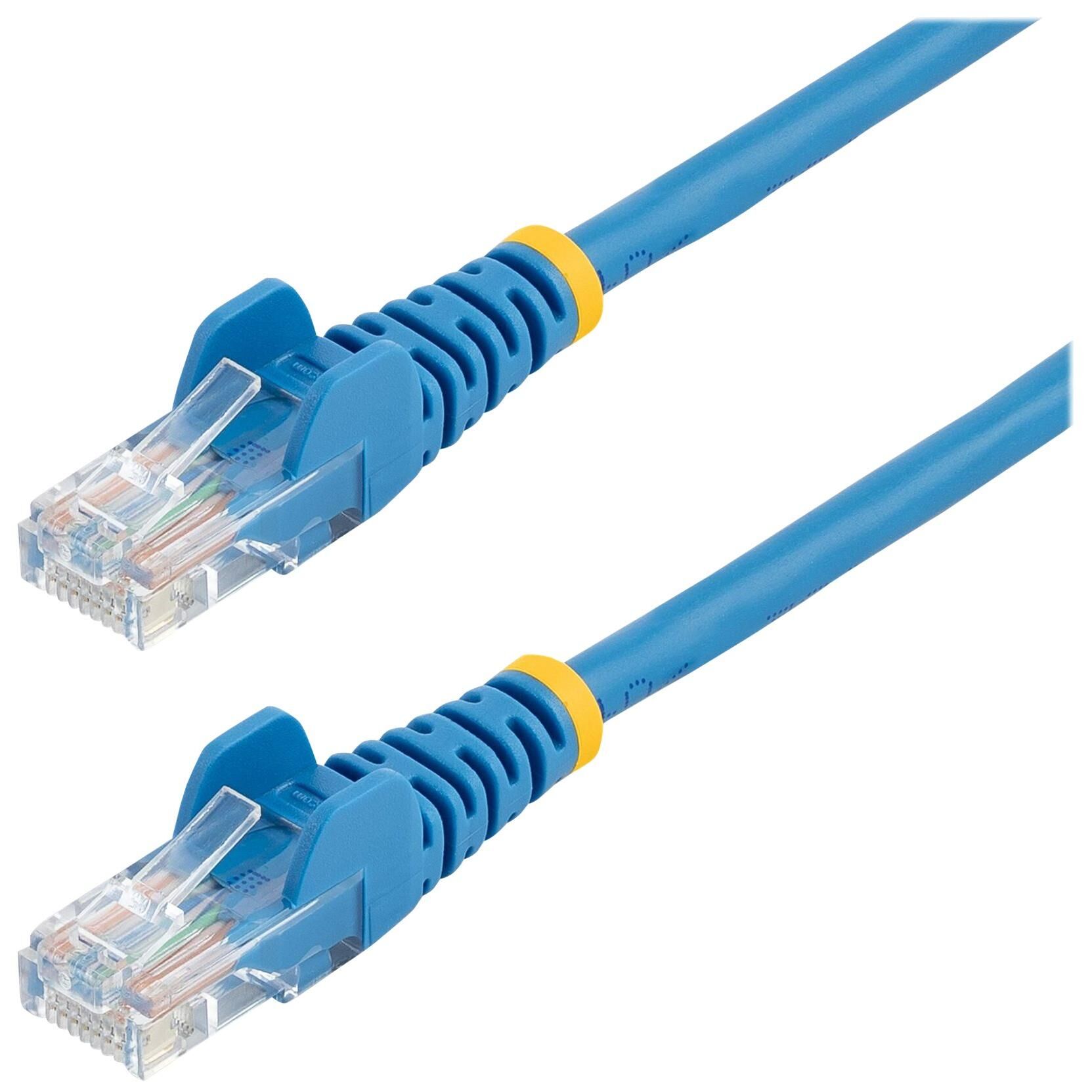 StarTech Cat5e Ethernet Cable, 20ft - Blue - Snagless Patch Cable