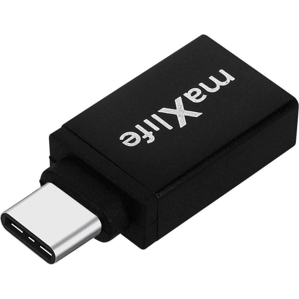 Maxlife USB-C Adapter: USB-A Female to USB-C Male