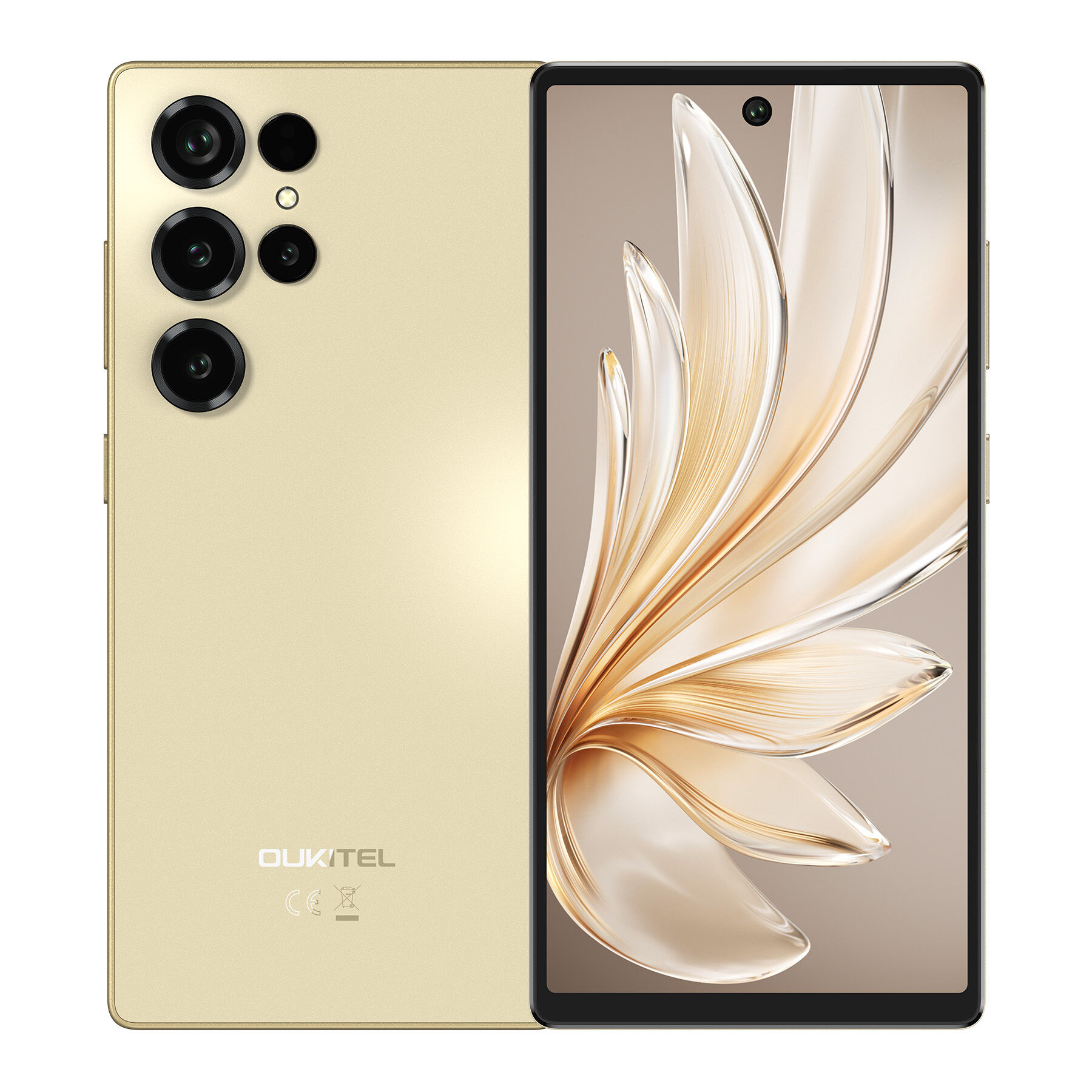 Doogee Smartphone OUKITEL C66 24GB+512GB 6.73" 5000mAh Android 16 64MP Dual SIM 4G/NFC Yellow