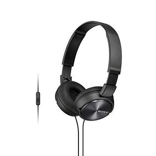 Sony MDR-ZX310APB Foldable Headphones - Black - Wired Over-ear