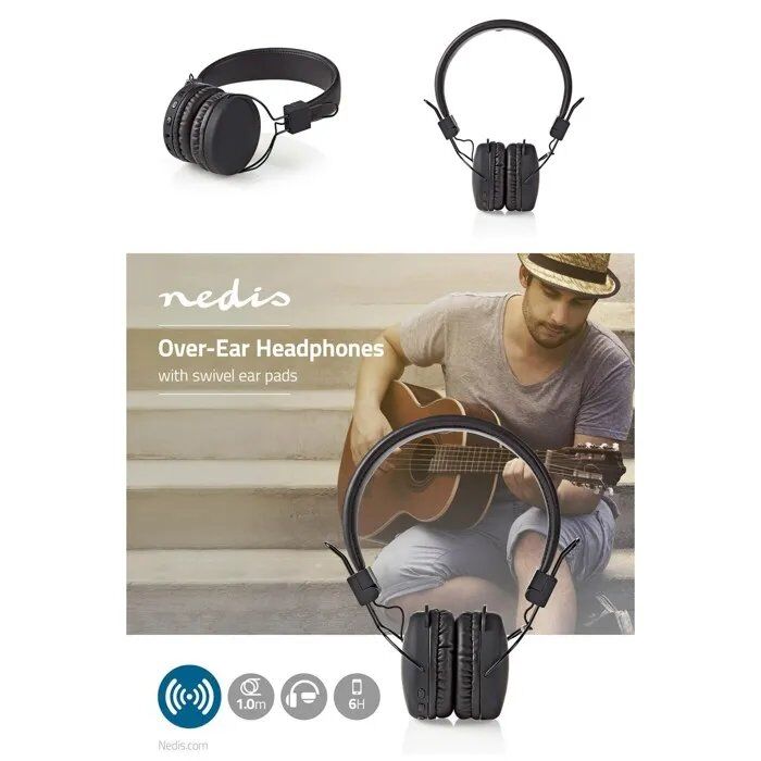 Nedis Wireless Bluetooth Headset with Integrated Microphone