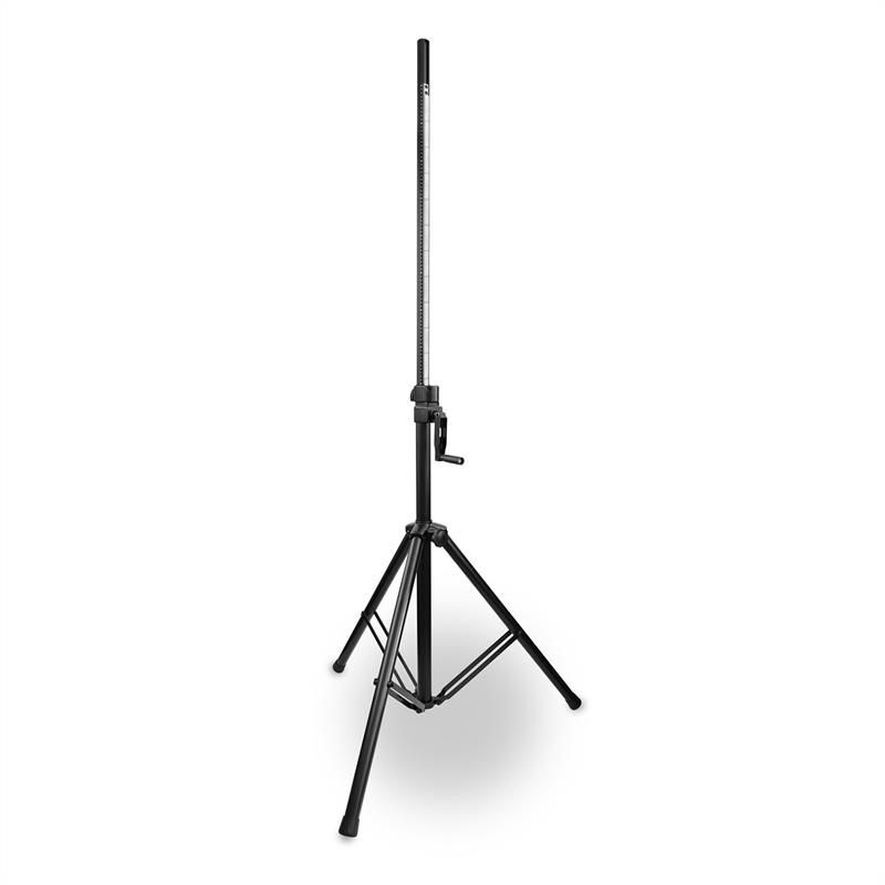 Vonyx LS93 Professional Speaker Stand, 47-80 Inch Wind-up Steel