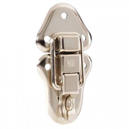Adam Hall - Secure Hook and Eye Fastener - Large Size - Nickel