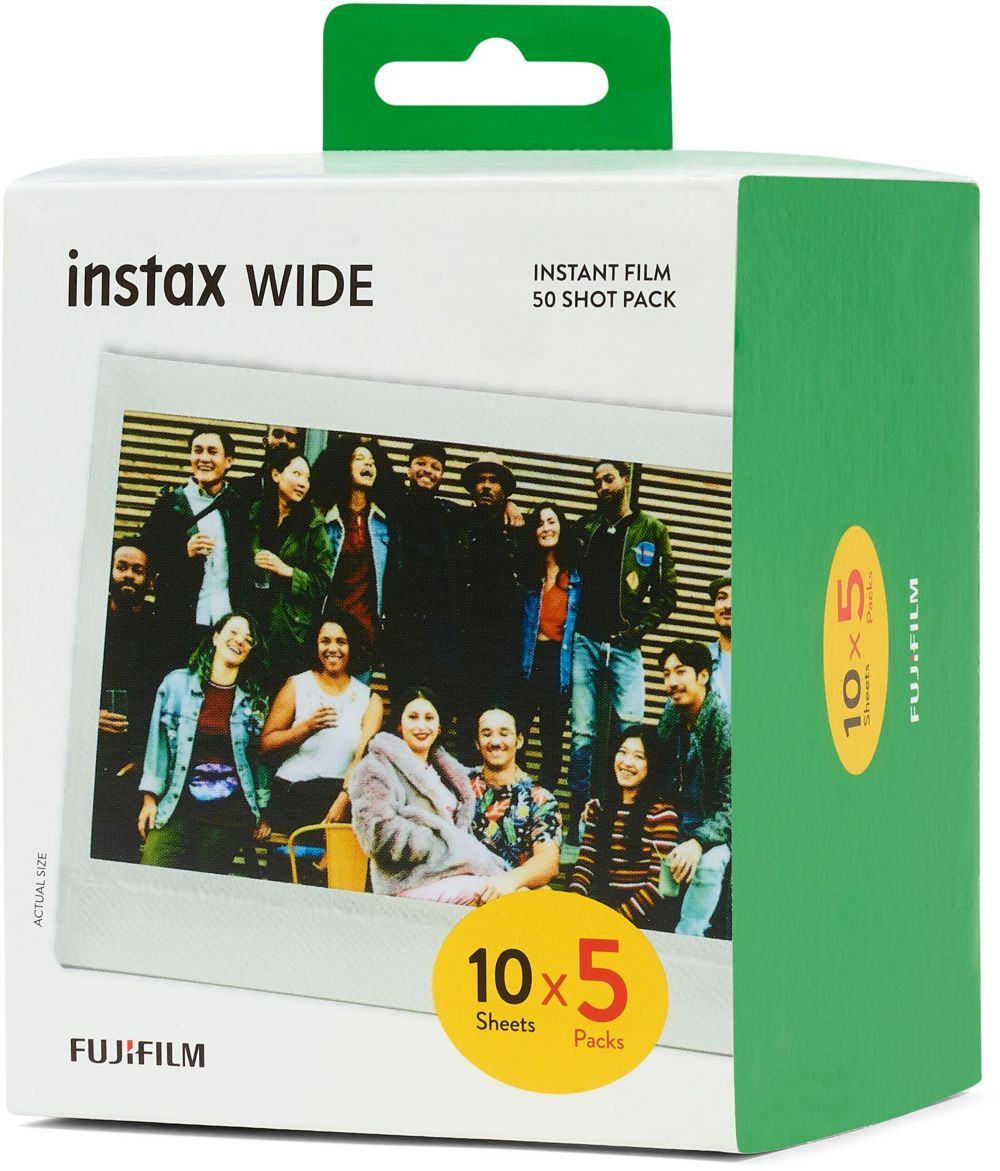 Papel fotográfico instantáneo Fujifilm Instax Wide (50 disparos)