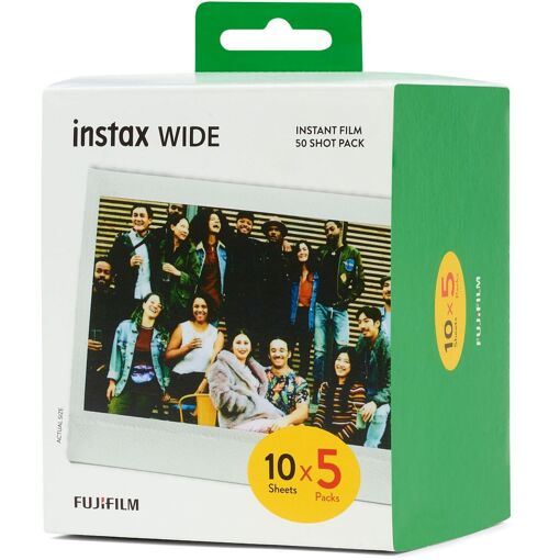 Papier photo Fujifilm Instax Large (50 tirages)