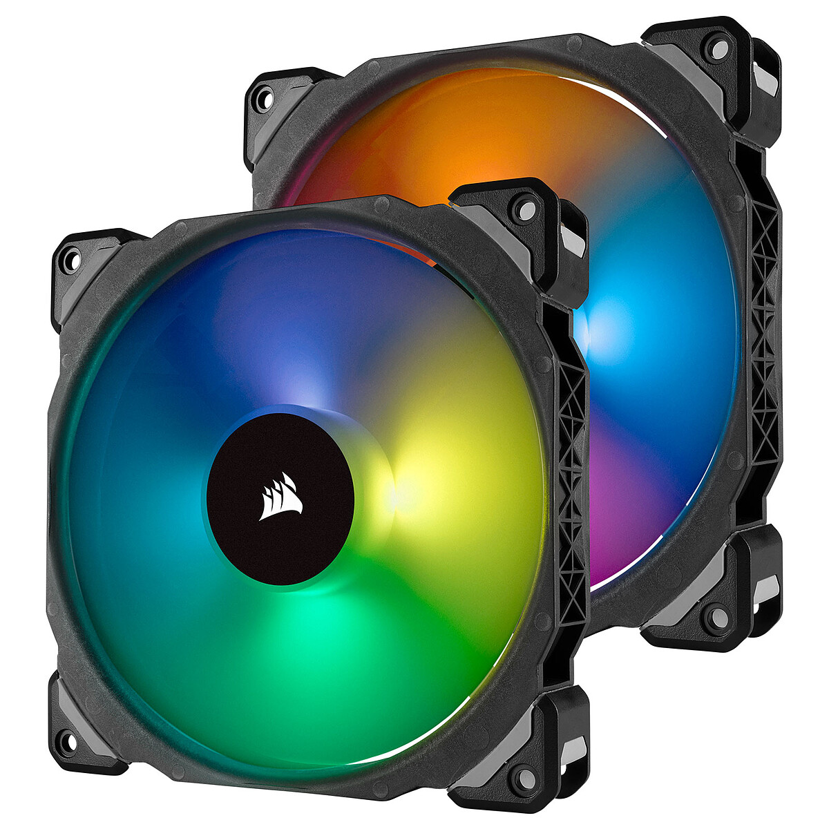 Pack double de ventilateurs Corsair Air Series ML 140 Pro LED RGB