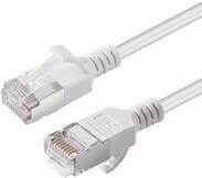 MicroConnect V-FTP6A10W-SLIM Network Cable White 10m Cat6a U/FTP (STP)