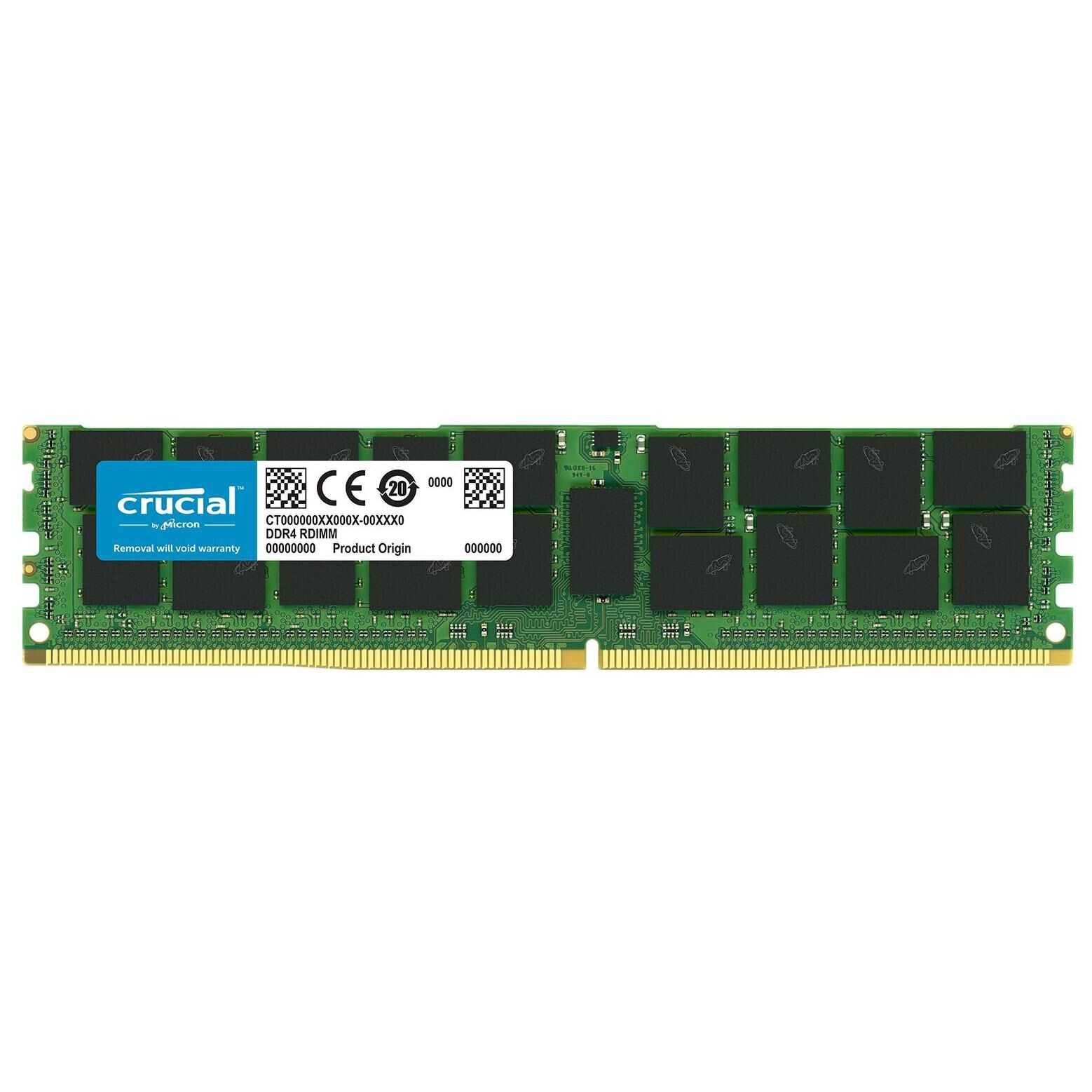 Crucial 16GB DDR4 Memory Module (1x16GB, 288-pin DIMM)