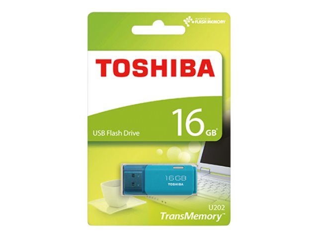 Toshiba TransMemory U202 - 16GB USB 2.0 Flash Drive - Turquoise