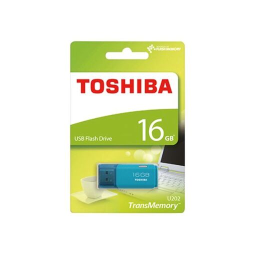 Unidad flash Toshiba TransMemory U202 - 16 GB - USB 2.0 - Turquesa