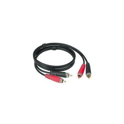 Cable Klotz RCA, 3,5 mm Masculino a RCA Masculino, 3 m