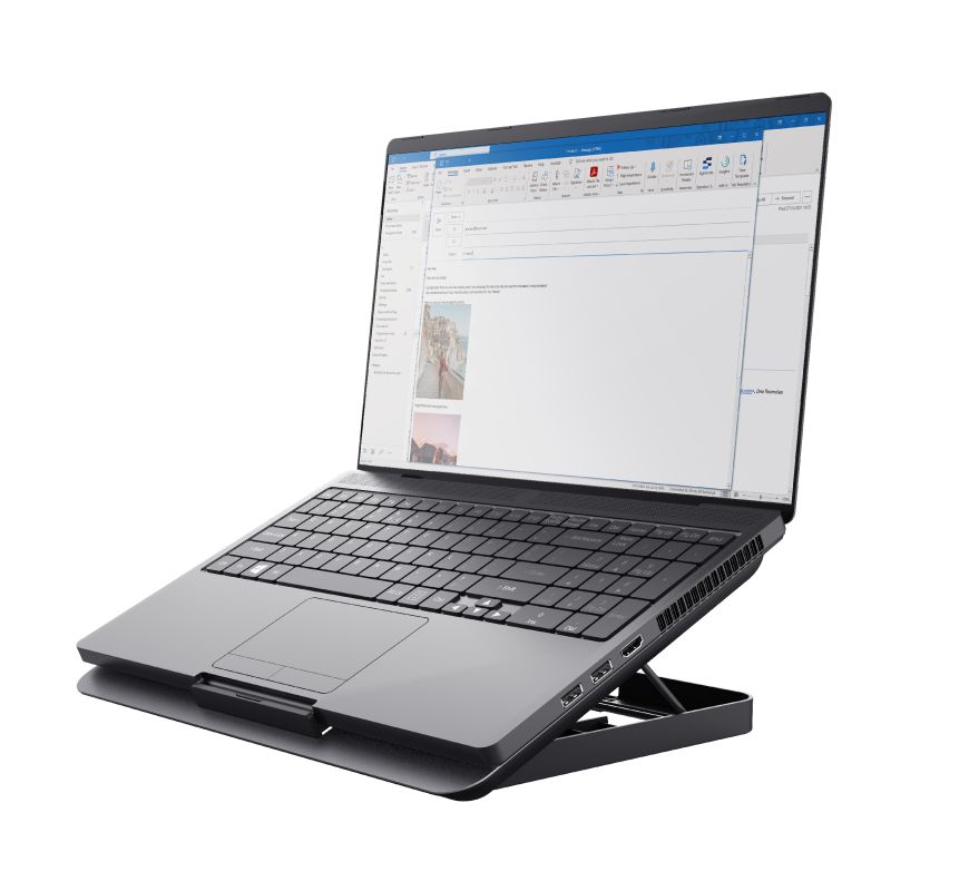 Trust Exto Laptop Stand with Cooling Fan - 16' - 180mm