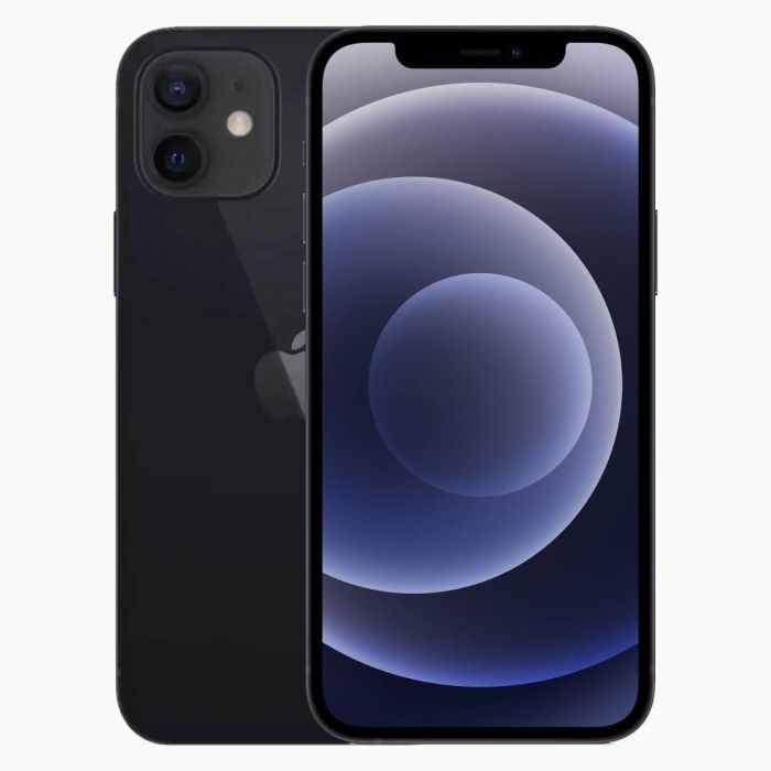 Forza Refurbished iPhone 12 - 6.1" Double SIM, 5G, 128GB, Black