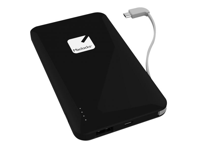 Compulocks 10,000mAh External Battery with 2 USB Outputs for Smartphones and Tablets