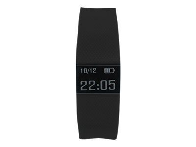 Billow XSB70 - Pulsera conectada - Negro - Pantalla de 0,49" - Monocromática - Bluetooth - 28 g