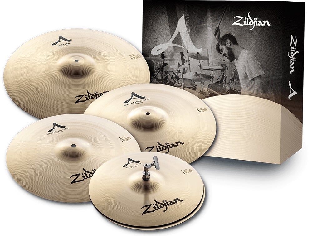 Paquete de platillos Zildjian A Sweet Ride A0391 - 14"-16"-18"-21%