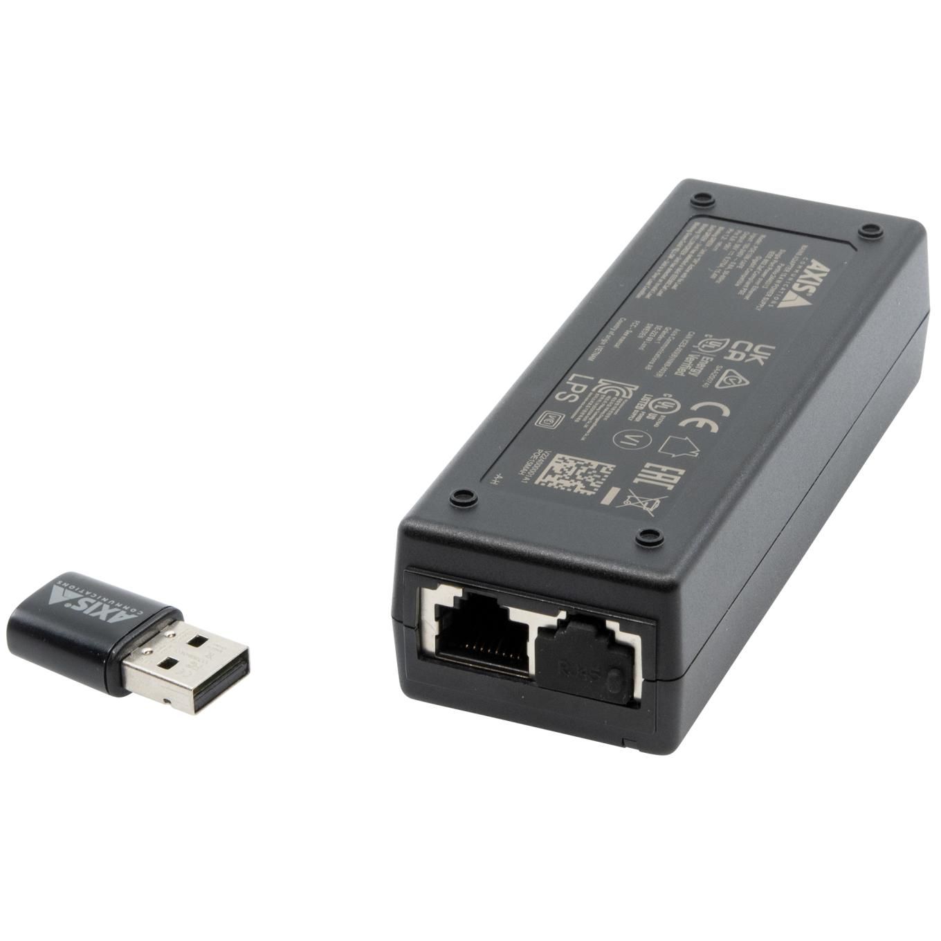 Kit inalámbrico Axis TM1901 - Adaptador de red - USB - Wi-Fi 5 - Inyector de potencia - para Axis M1075-L