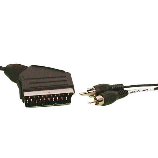 Cable de audio Euroconnex de 15 m, 21 pinzas macho a 2 RCA