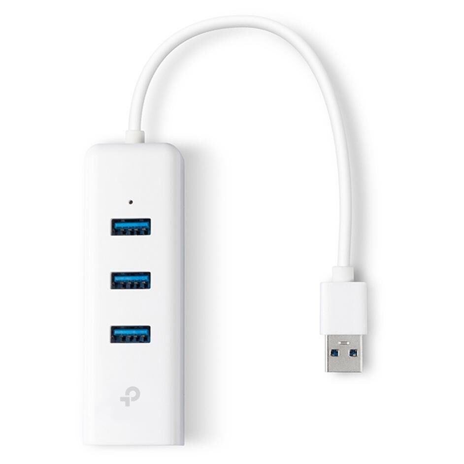 TP-Link UE330 USB 3.2 Gen 1 (3.1 Gen 1) Type-A Docking Station, White