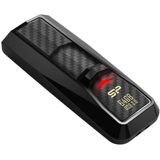 Silicon Power Blaze B50 - USB Flash Drive - 128GB - USB 3.0 - Black