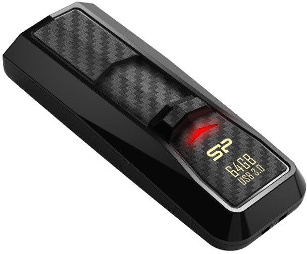 Silicon Power Blaze B50 - USB Flash Drive - 128GB - USB 3.0 - Black
