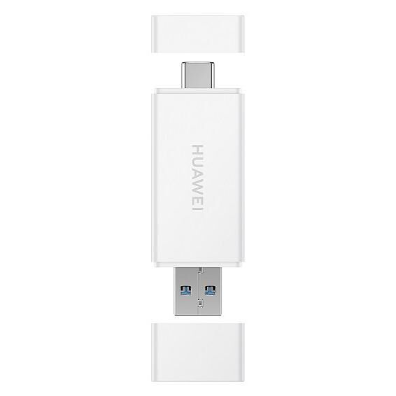 Huawei USB 3.2 Gen 1 (3.1 Gen 1) Type-A/Type-C Memory Card Reader - White