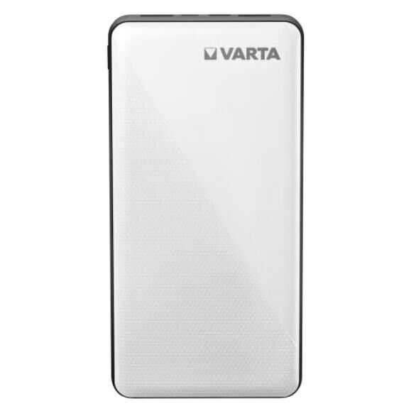 Batería Varta Energy 20000, 20000 mAh, Tecnología de Ión de Litio (LiPo), Negra y Blanca