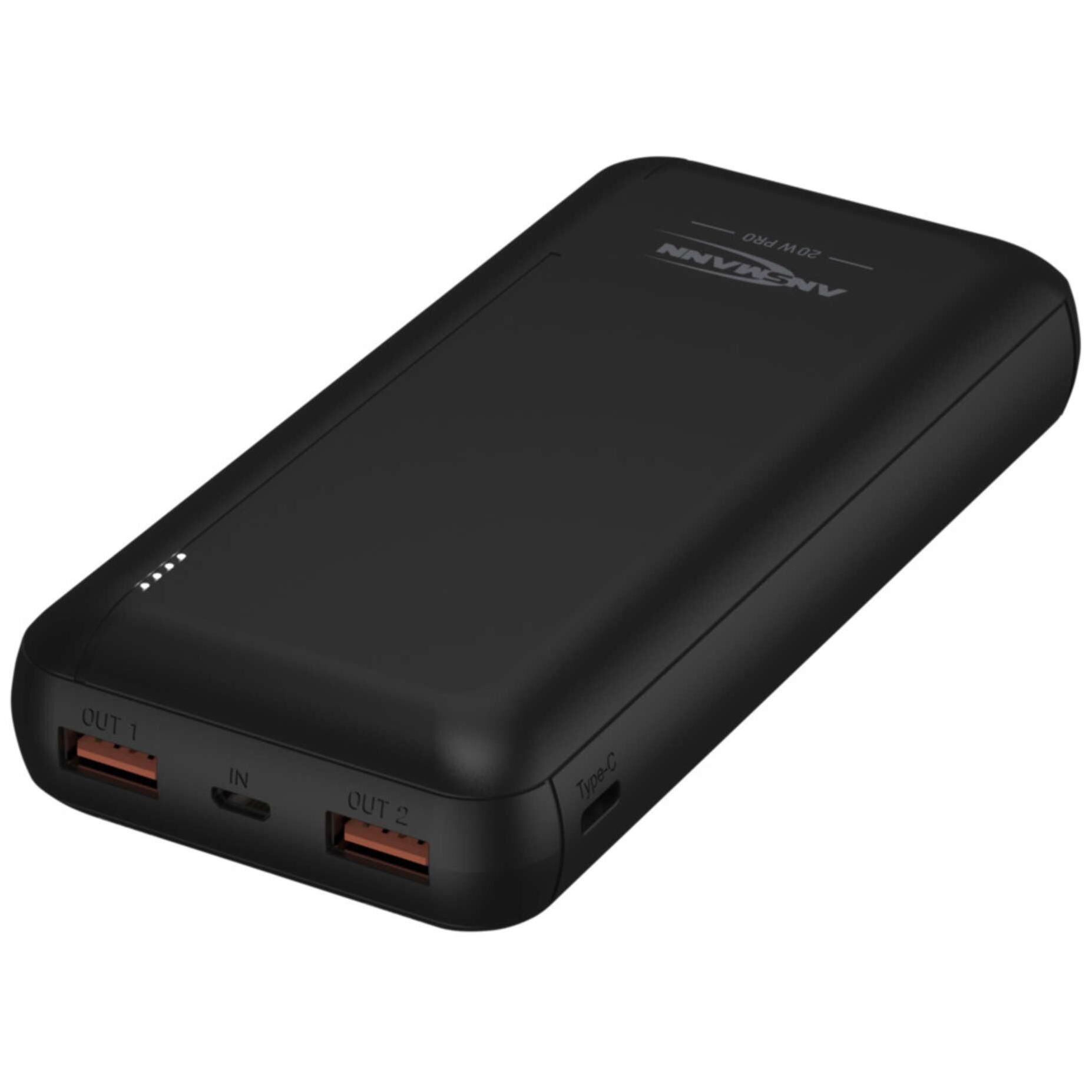Ansmann LiPo Battery PB320PD 20000mAh Black