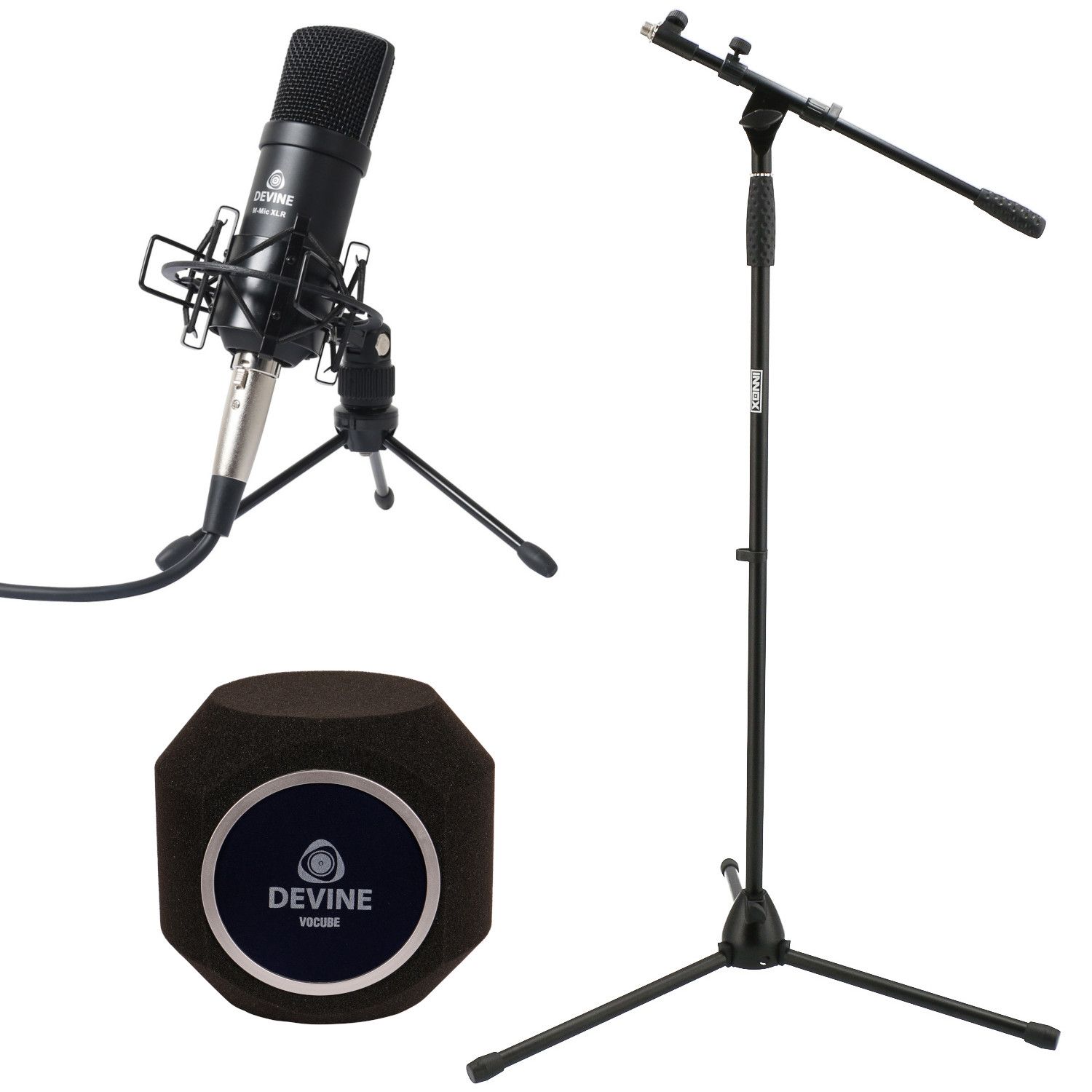 Devine M-Mic XLR Black - BAX Recommended Studio Voice Set