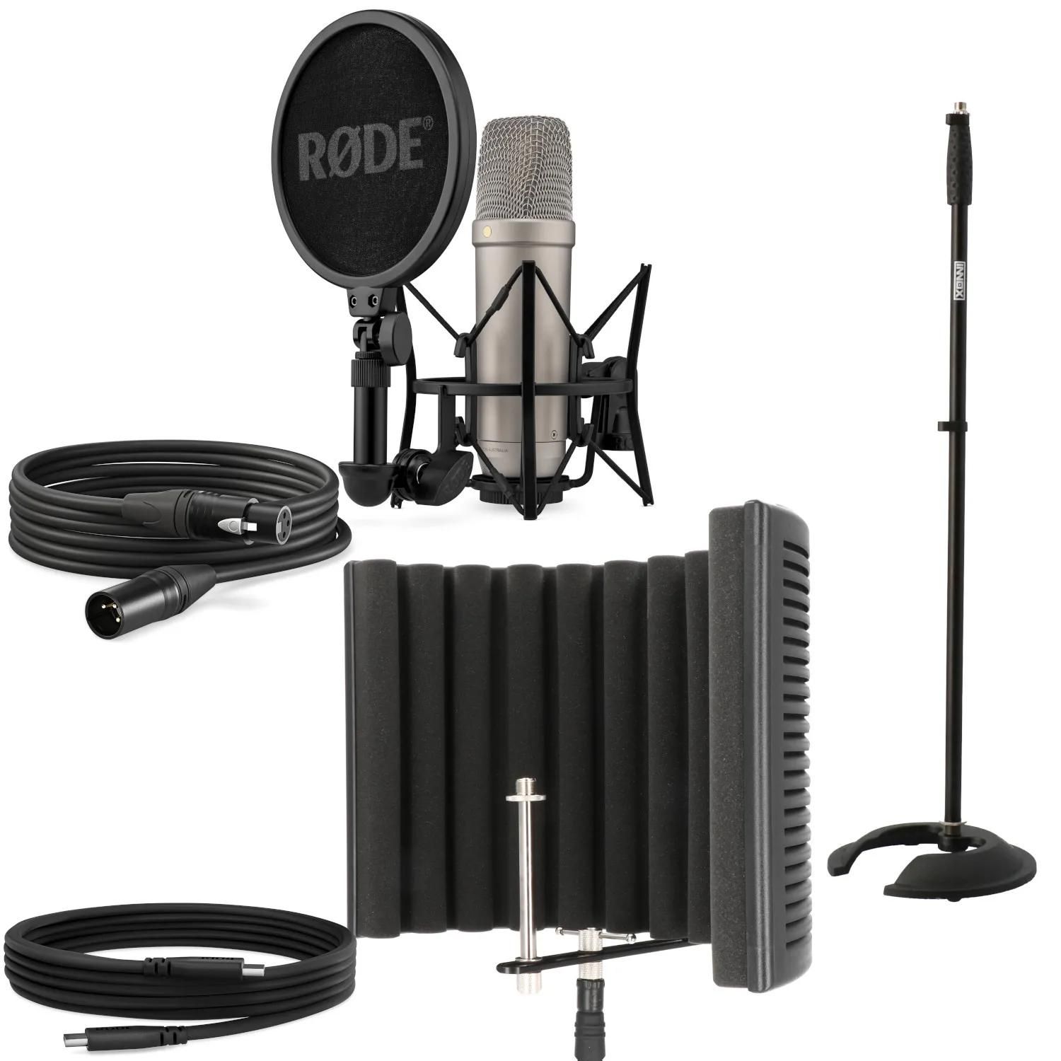Rode NT1-A Silver Microphone - BAX Recommended Studio Vocal Set