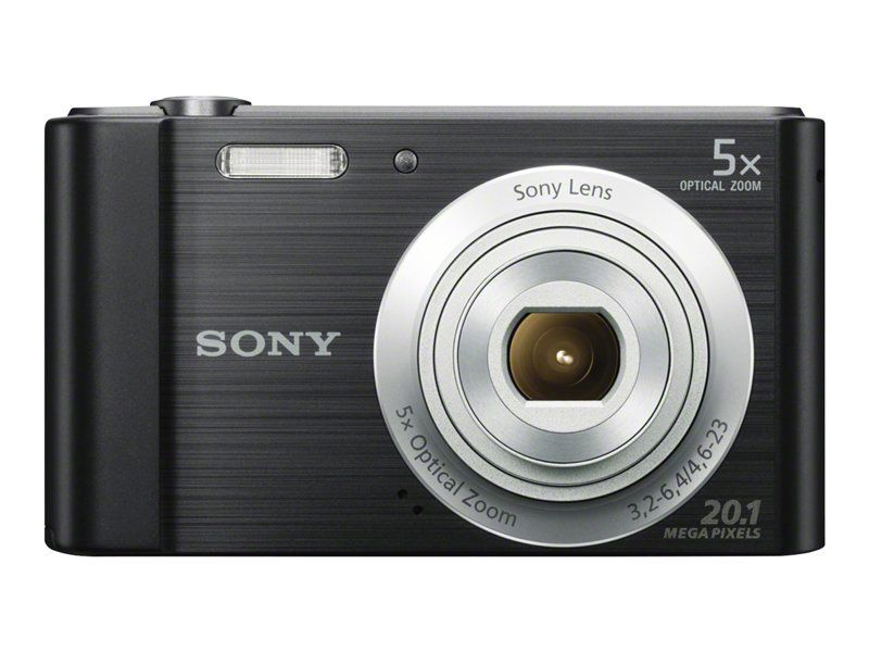 Sony Cyber-shot DSC-W800 - Compact Digital Camera - 20.1 MP - 720p - 5x Optical Zoom - Black