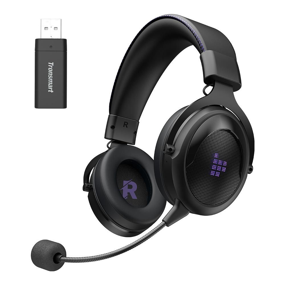 Tronsmart Shadow Wireless Gaming Headset - Black+Purple