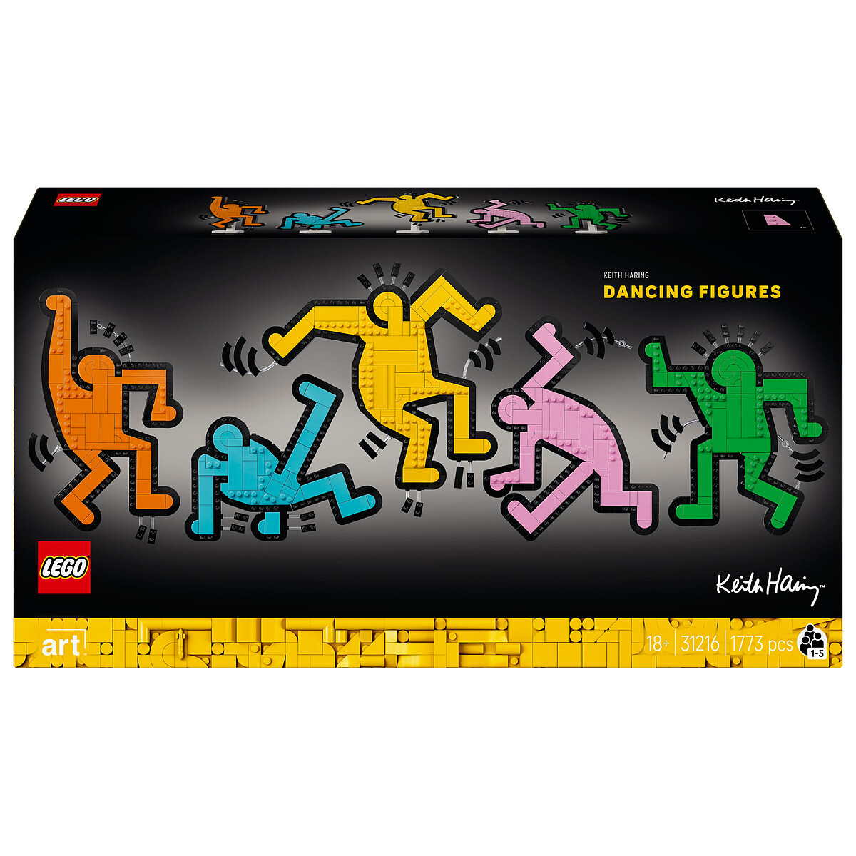 LEGO Art Keith Haring Dancing Figures Set