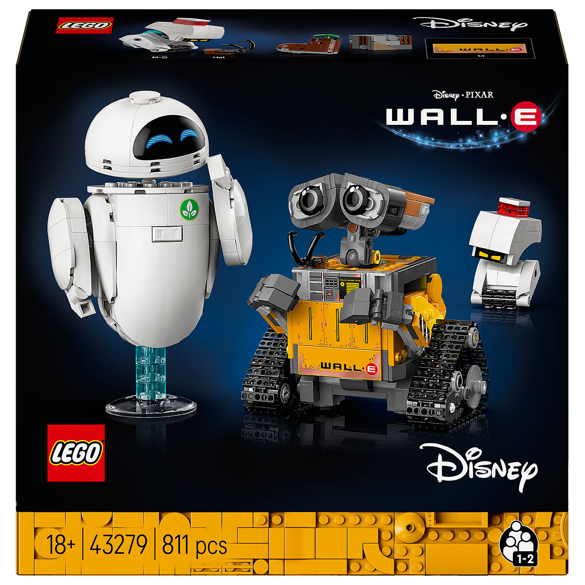 Lego Disney Pixar WALL-E et EVE 43279 Ensemble de Construction