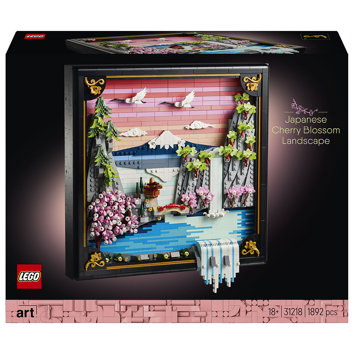 Lego Art 31218 Cherry Blossom Mountain Scene
