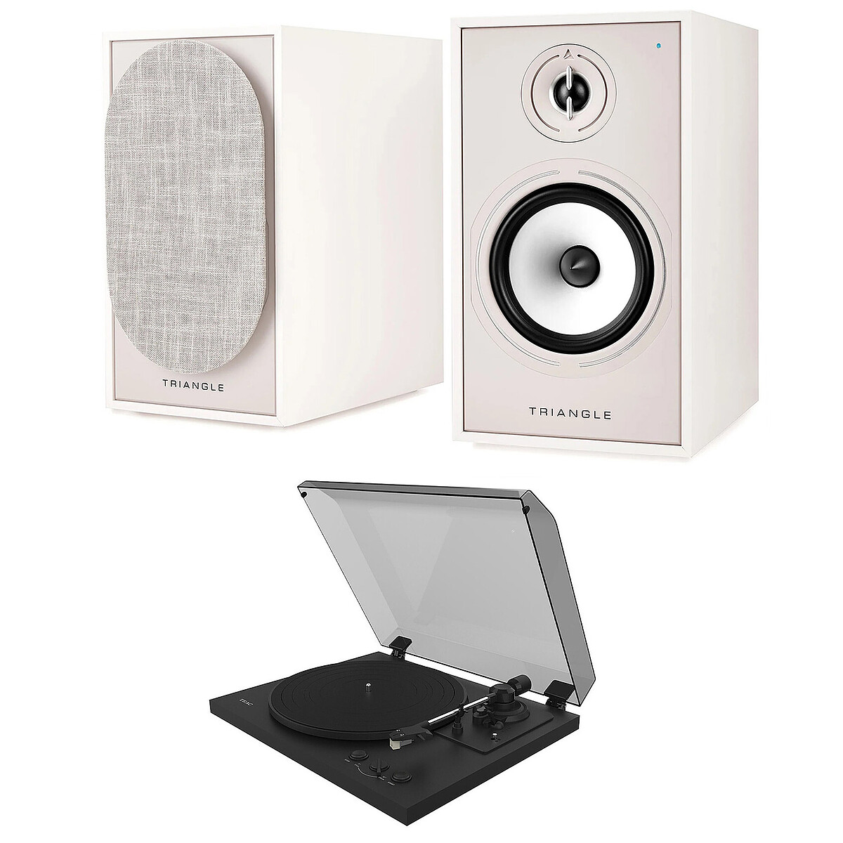 Teac Borea BR03 CONNECT Speaker System, Cream + Black TN-175